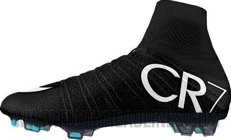 FlagWigs: Nike Mercurial Superfly Ronaldo CR7 Gala Black / White ...