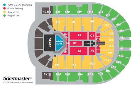 McFly Seating Plan - The O2 Arena