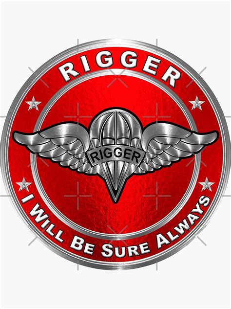 "Parachute Rigger US ARMY" Sticker for Sale by SoldierAlways | Redbubble