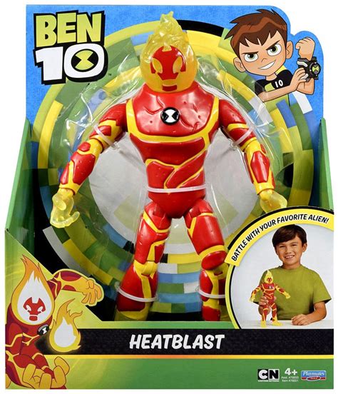 Ben 10 Giant Heatblast 10 Action Figure Playmates - ToyWiz