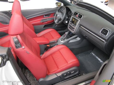 Red Interior 2012 Volkswagen Eos Lux Photo #54192072 | GTCarLot.com