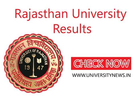 Rajasthan University Results | Check Uniraj.ac.in Result Here ...