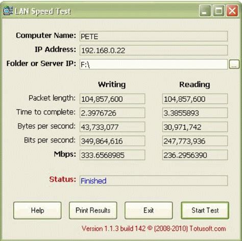 LAN Speed Test - Accurately Measure LAN Speeds - TECK.IN