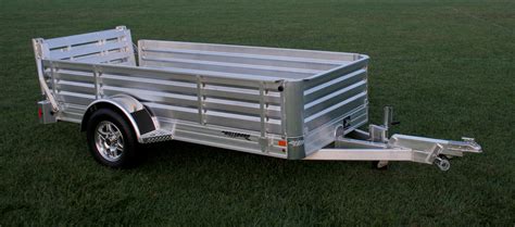 Aluminum Utility Trailer - Bi-Fold Ramp | Hillsboro Trailers and Truckbeds