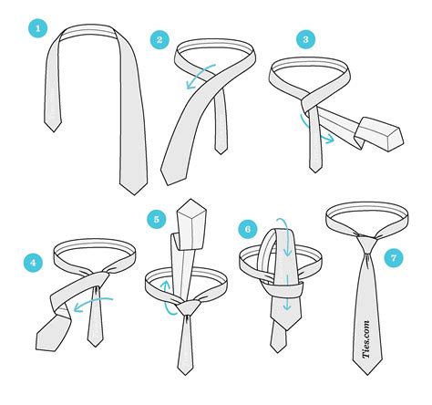 The finer details of how to tie a tie