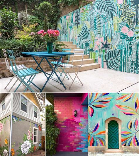 DIY Outdoor Wall Mural Ideas