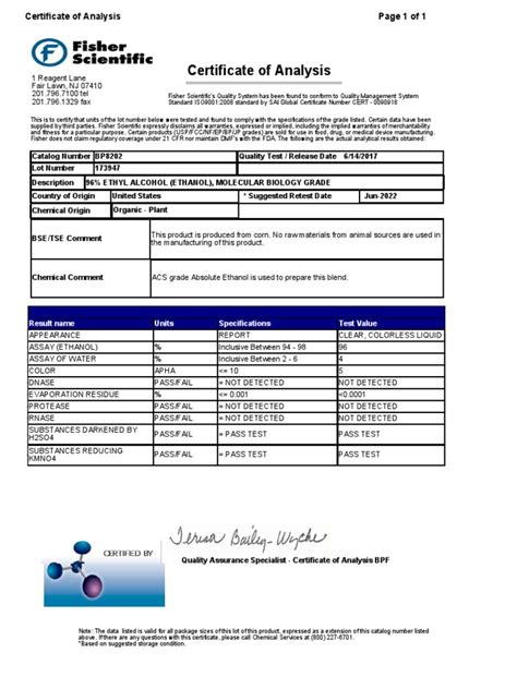 Ethanol 96 | PDF | Ethanol | Chemistry