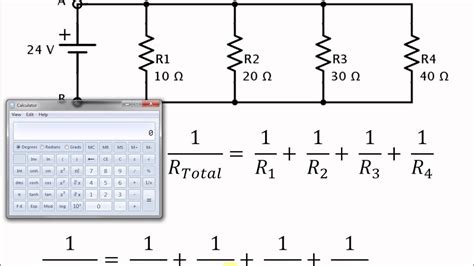 Easy Calculator Method for Finding Total Resistance in a Parallel ...