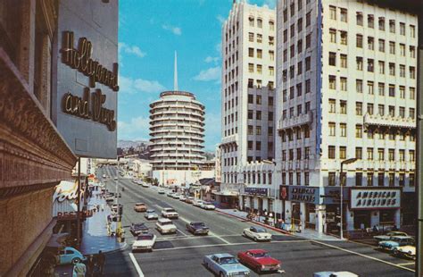 Looking North on Vine Street - Hollywood, California California History ...