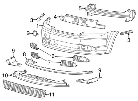 Bumper & Components - Front for 2016 Dodge Journey | Mopar Parts Canada