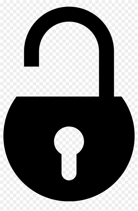 Padlock Clipart Unlocked Padlock - Unlocked Padlock Icon Png - Free ...