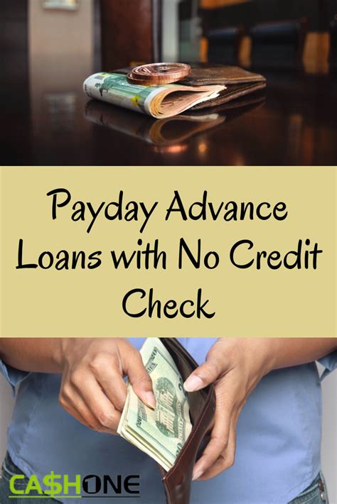 Payday Advance Loans with No Credit Check | CashOne | Payday advance ...