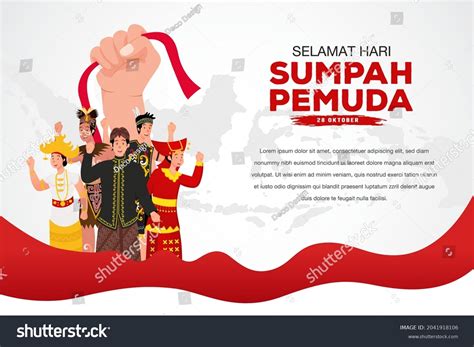 1,458 Sumpah Pemuda Day Images, Stock Photos & Vectors | Shutterstock