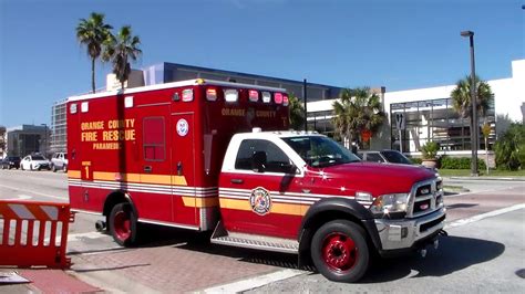 Orange County Fire Rescue Medic 1 Emergency Transporting - YouTube