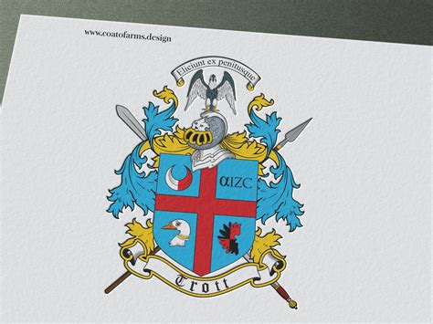 Coat of arms (family crest) I designed for a Trott family from the USA ...