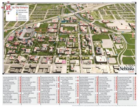 University Nebraska Lincoln Campus Map - Dorise Josephine