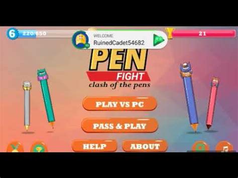 Pen fight game android gameplay - YouTube