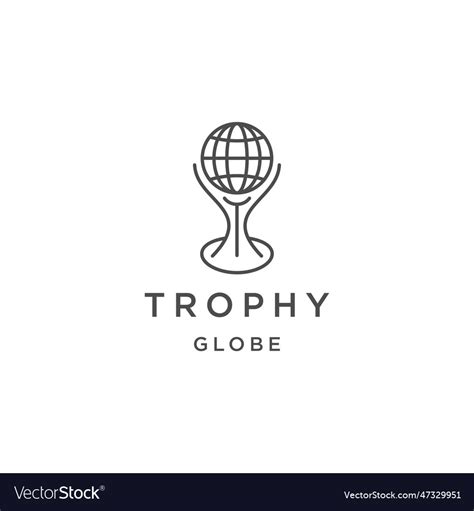 Trophy logo Royalty Free Vector Image - VectorStock