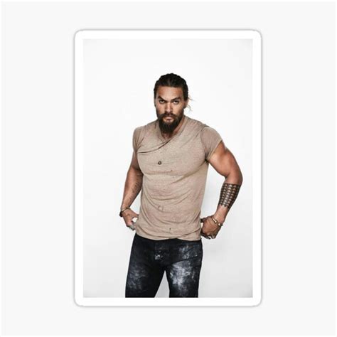 "Jason Momoa" Sticker by rose112 | Redbubble