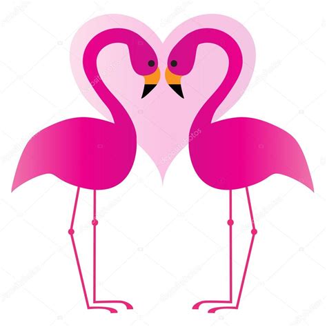 Heart flamingo clipart - tyredao