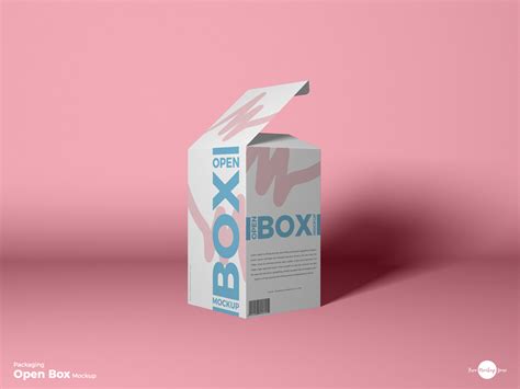 Free Packaging Open Box Mockup PSD - Free Mockup ZoneFree Mockup Zone