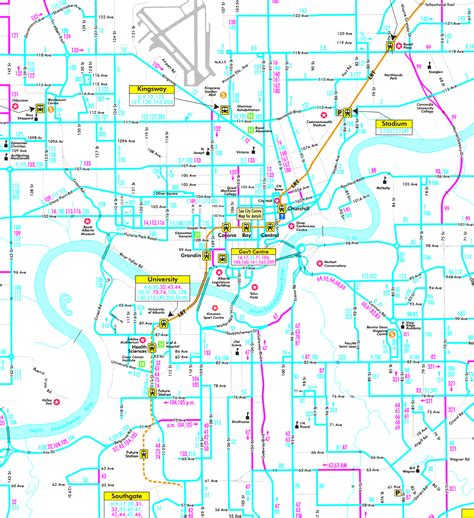 Edmonton Map - ToursMaps.com