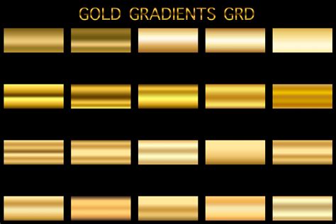 Photoshop Gold gradients (876998) | Gradients | Design Bundles