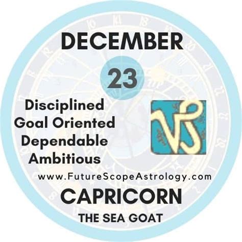 December 23 Zodiac (Capricorn) Birthday Personality, Compatibility ...