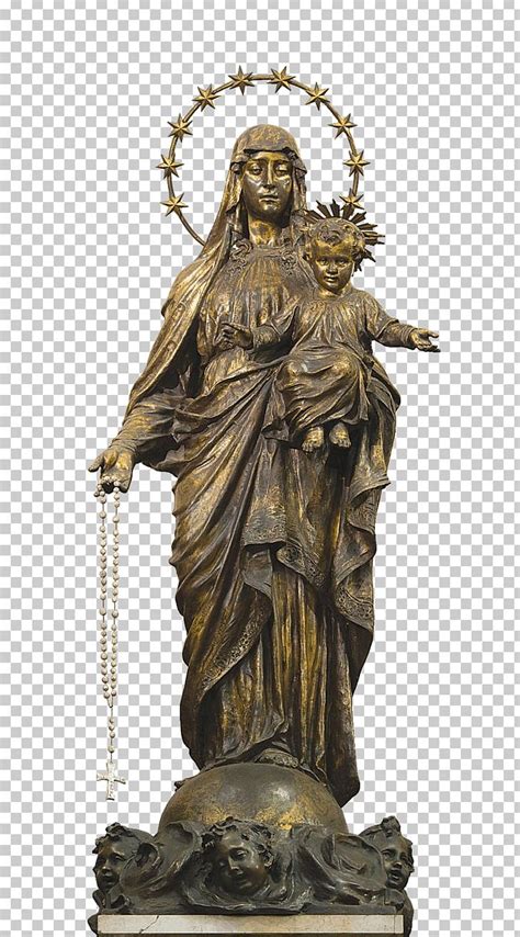 Statue Kōfuku-ji Our Lady Of The Rosary Classical Sculpture PNG ...