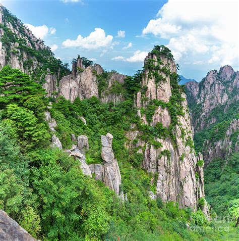 Huangshan National Park, China. Photograph by Paul Martin - Pixels