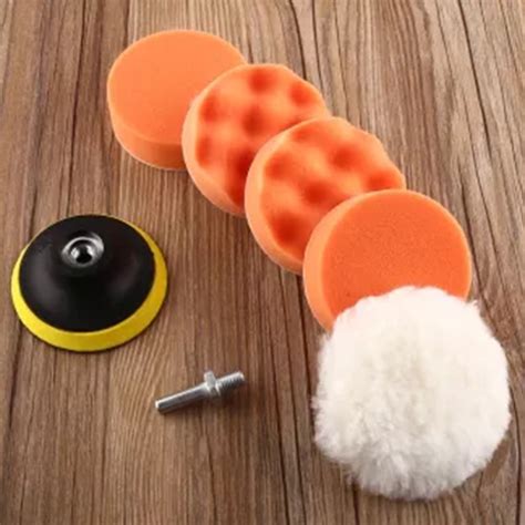 Durable Polishing Cotton Buffer Pad Drill Set Kit for Car Buffing ...