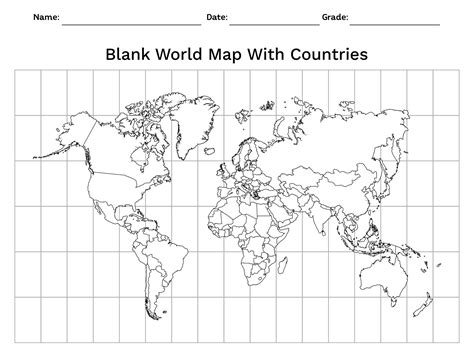 Faithful Blank World Map Longitude Latitude Blank World Map Latitude ...