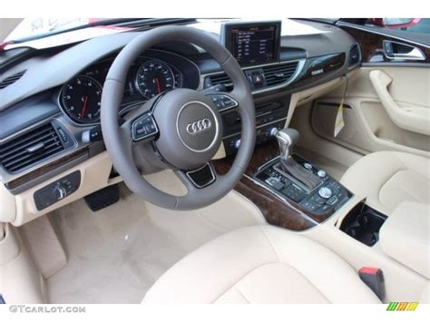 Velvet Beige Interior 2015 Audi A6 2.0T Premium Plus quattro Sedan ...