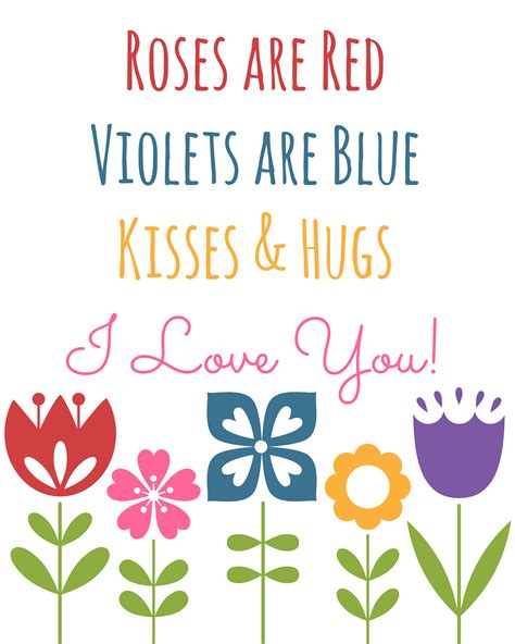 Roses Are Red... Valentine's Day Printable Art! - A Mom's Take