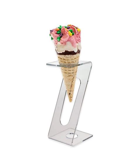 Our New and Improved single cone ice cream holder are now made with 1/8 ...