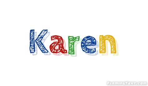 Karen Logo | Free Name Design Tool from Flaming Text