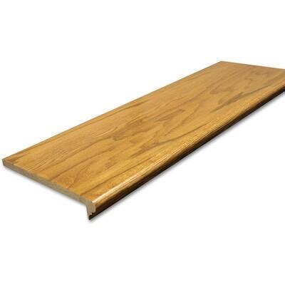 Stairtek 0.625 in. x 11.5 in. x 42 in. Prefinished Gunstock Red Oak ...