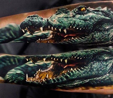 Crocodile tattoo by Andrey Stepanov | Post 27822 | Crocodile tattoo ...