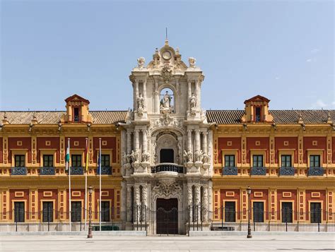 Palacio de San Telmo, Sevilla, Andalucía, España Baroque Architecture ...