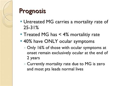 Myasthenia Gravis - Management