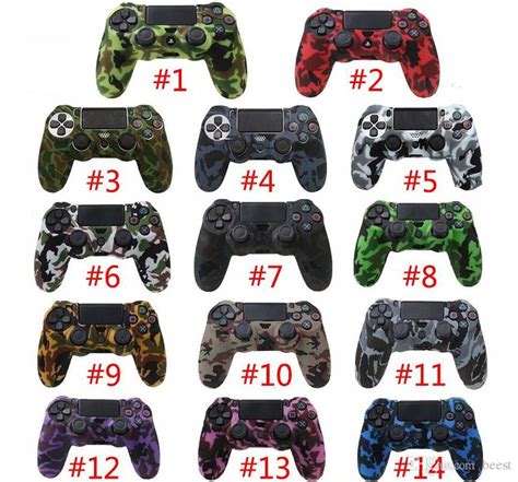 Camouflage Camo Silicone Case For Sony PlayStation 4 Controller Soft ...