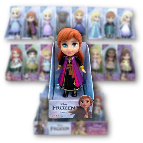 Disney Frozen Mini Poseable Miniature 3.5" Doll Princess ANNA Adventure ...