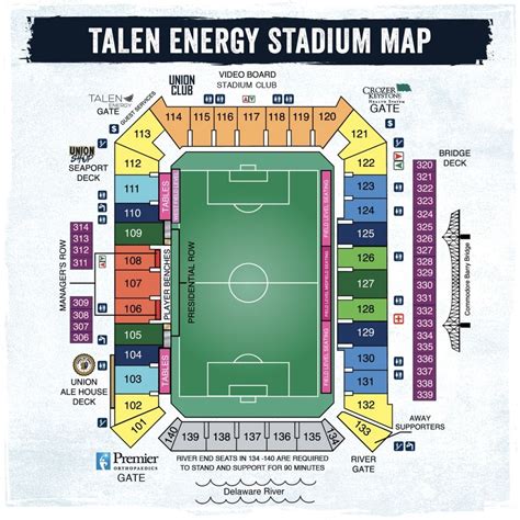 riverside stadium seating plan