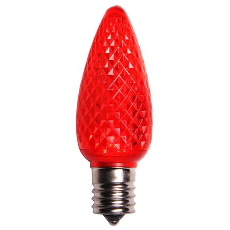 C9 Christmas Light Bulb - C9 Red Christmas Light Bulbs, Opaque