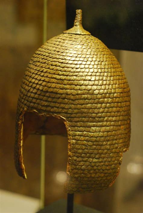 Thracian Gold helmet, c. 4th century BC, Bulgaria - Museum of artifacts