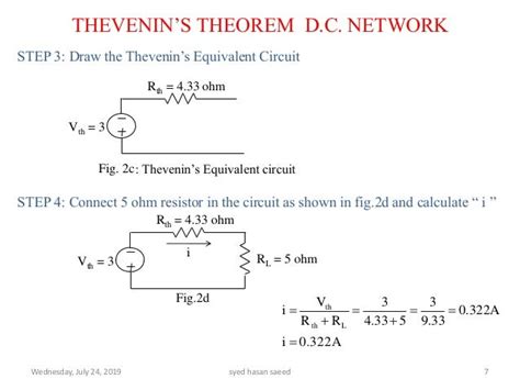 Circuit theory thevenin theorem