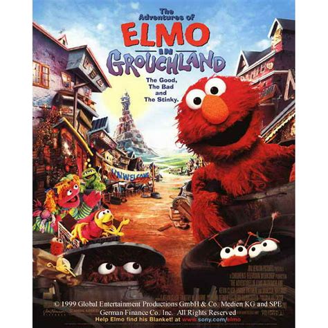 The Adventures of Elmo in Grouchland - movie POSTER (Style A) (11" x 17 ...