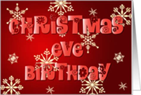 Birthday on Christmas Eve Cards from Greeting Card Universe