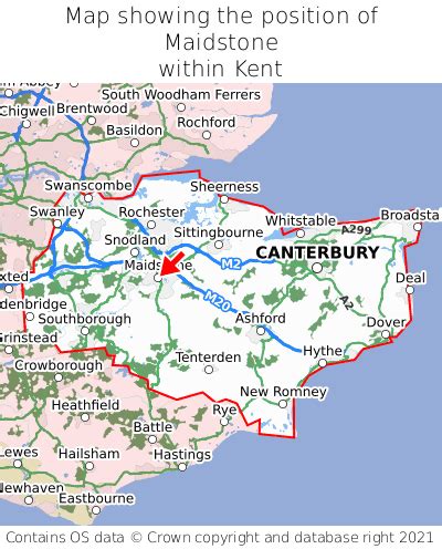 Where is Maidstone? Maidstone on a map