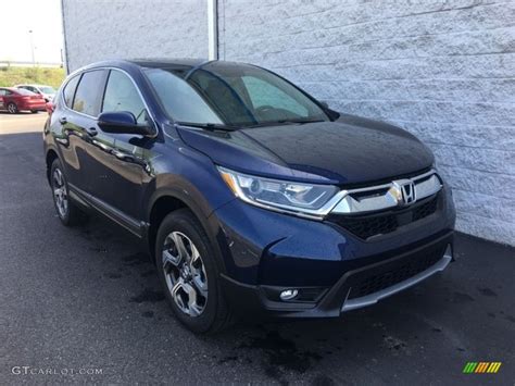 2018 Obsidian Blue Pearl Honda CR-V EX AWD #126935796 | GTCarLot.com ...